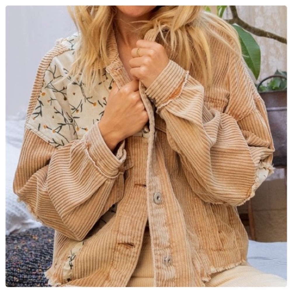 POL Wild At Heart Camel Cord Jacket - Picture 6 of 16